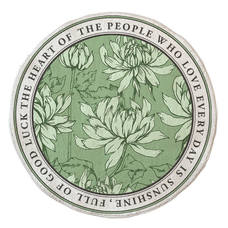 Floral Emblazoned Area Mat Stornfield