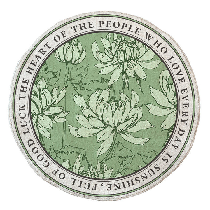 Floral Emblazoned Area Mat Stornfield