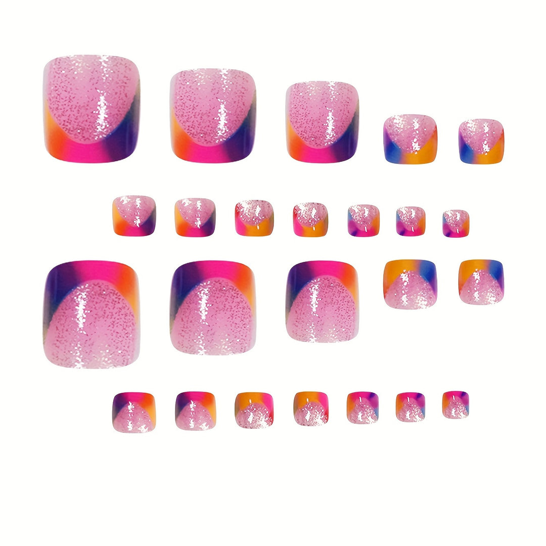 Artistic Rainbow Nail Art Set Stornfield