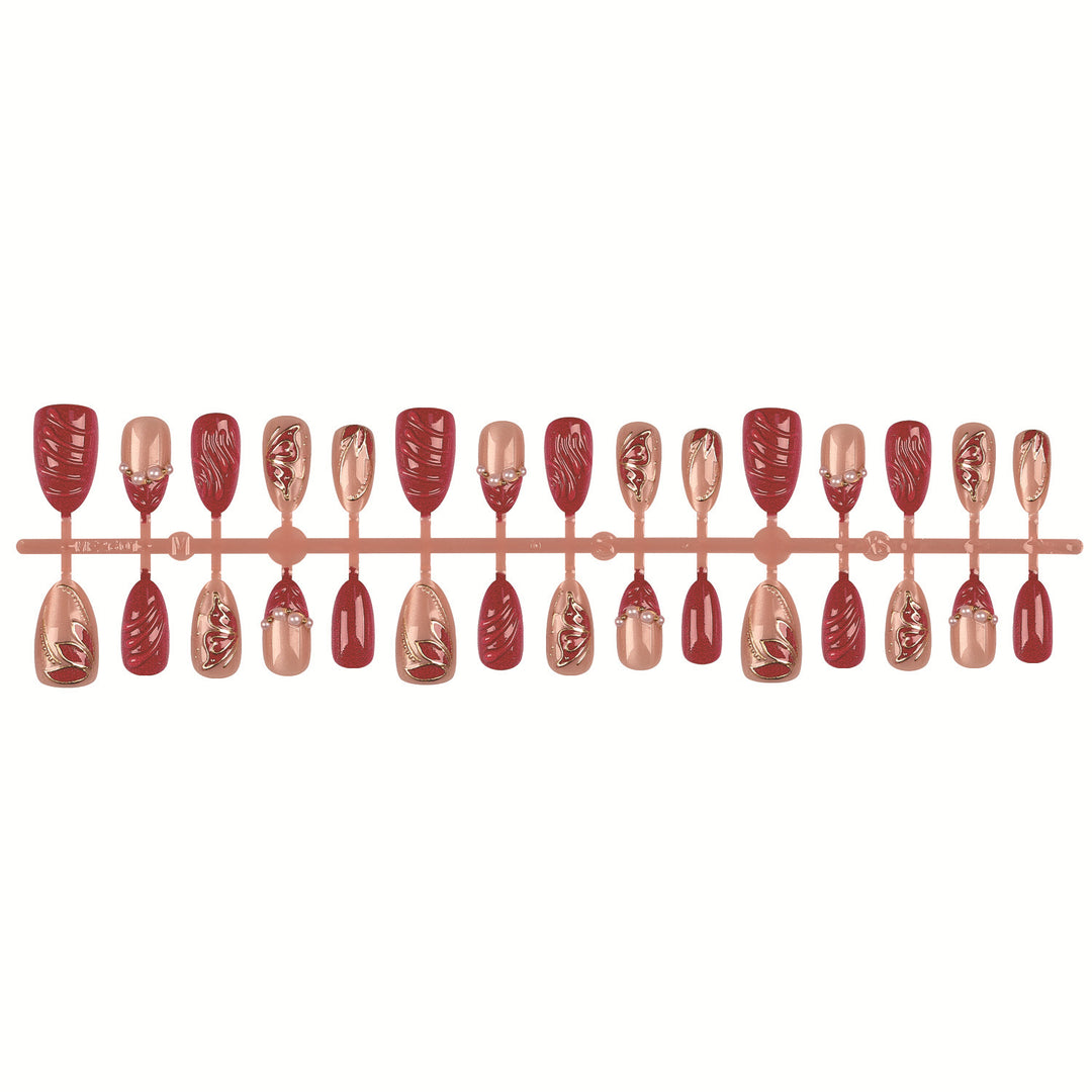 Elegant Press-On Nail Art Set  1790956123