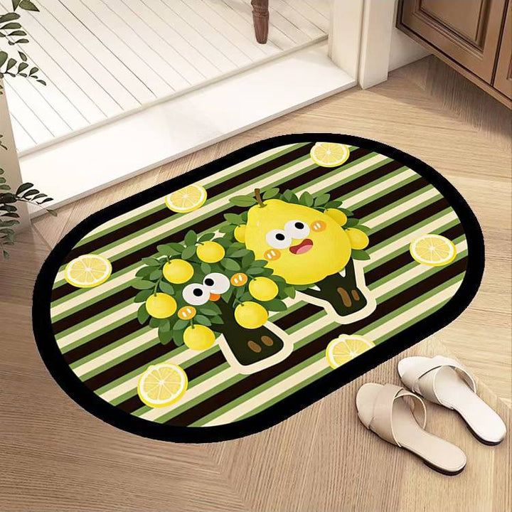 Cute Cartoon-Themed Area Mat