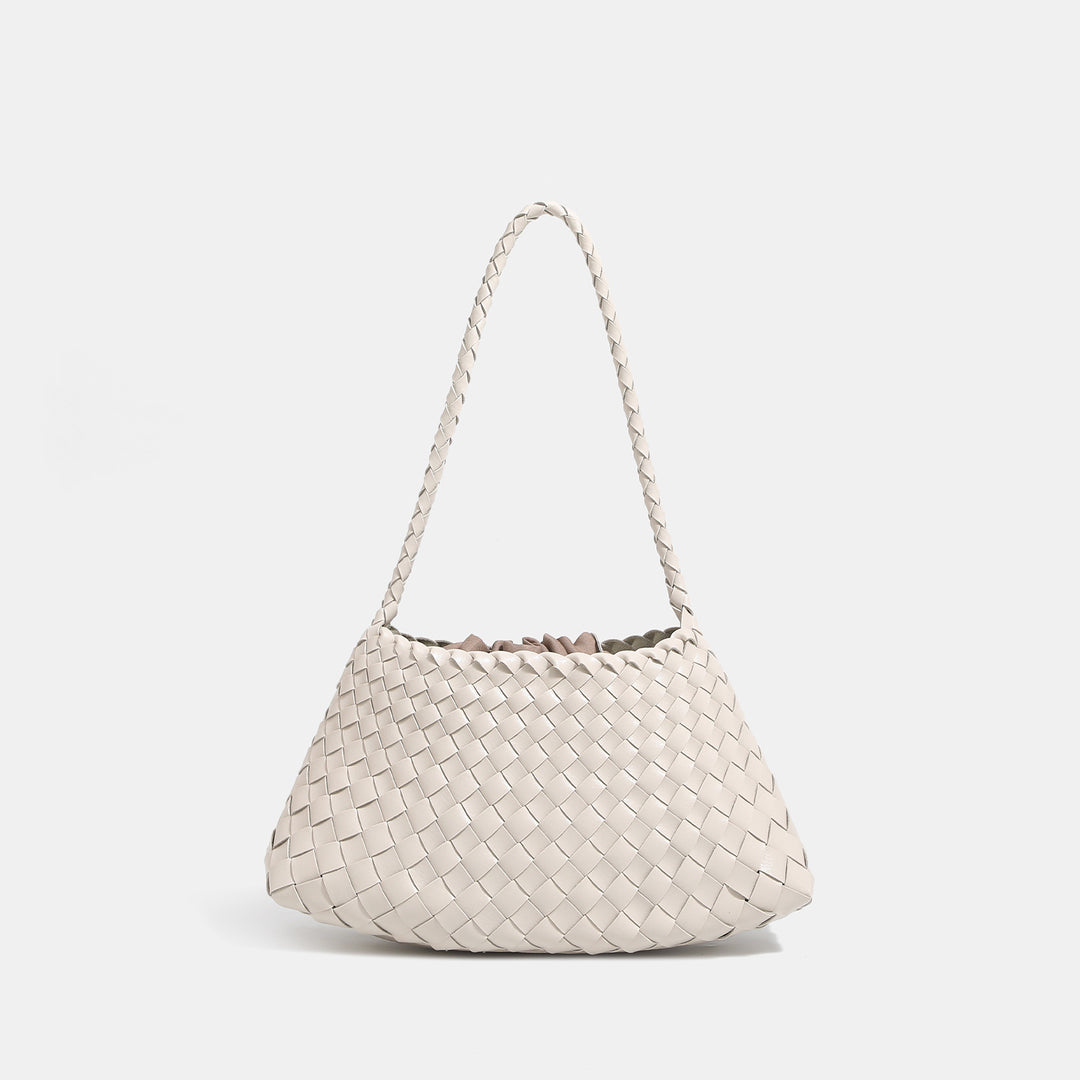 Woven Leather Handbag
