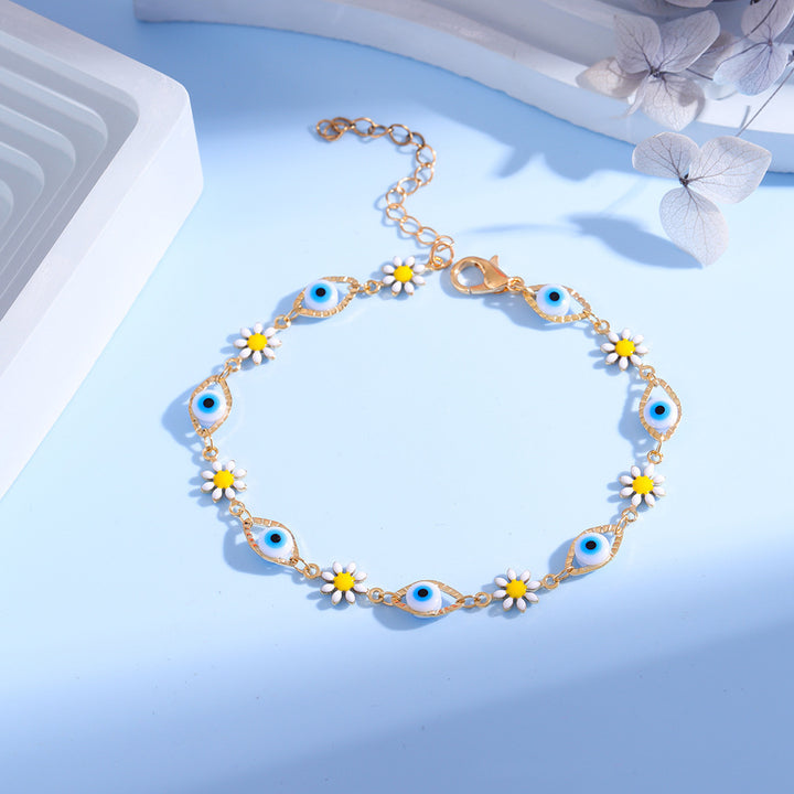 Eye Charm and Daisy Bracelet Stornfield