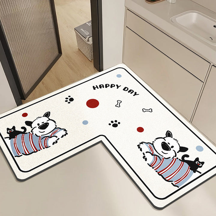 Panda-Themed Decorative Bath Mat