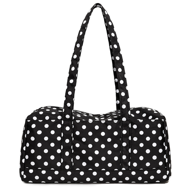 Functional Polka Dot Weekend Duffel Bag