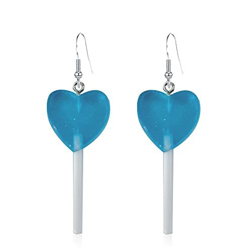 Whimsical Heart-Shaped Lollipop Earrings Stornfield