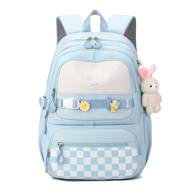 Cute school backpack with playful charms Stornfield