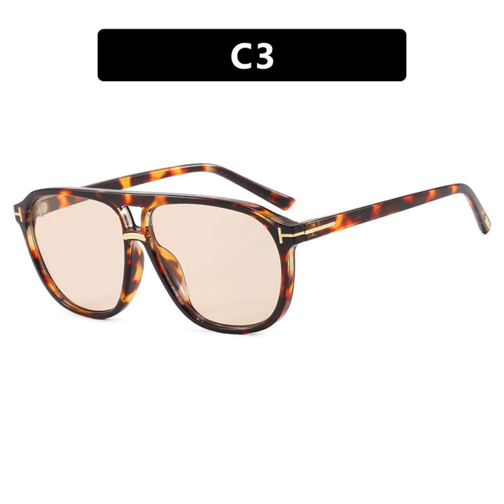 Women's square sunglasses with luxurious tortoiseshell pattern and polarized lenses Stornfield