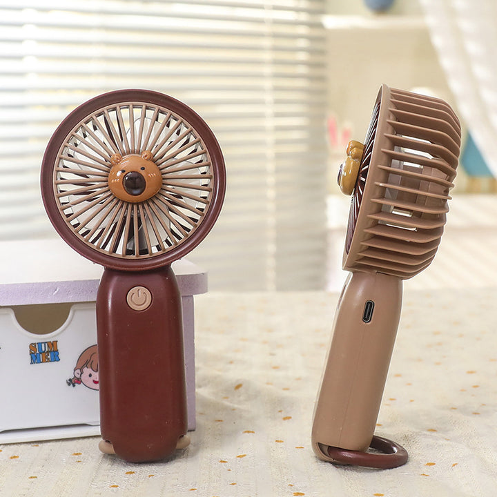 Women Portable Hand Fan with Animal Design Stornfield