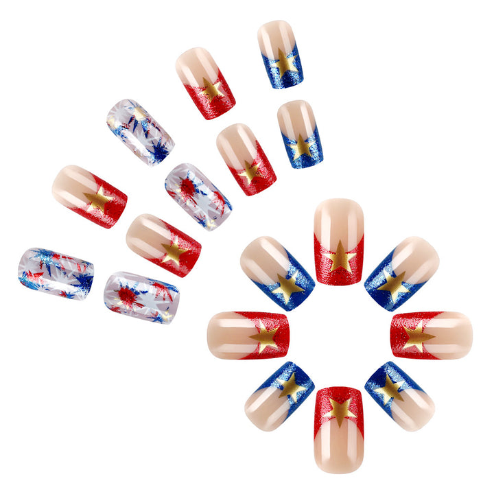 Themed Star-Studded Gel Nail Art Set Stornfield