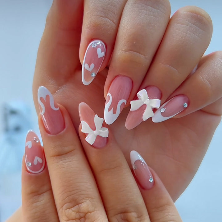 Heart-Inspired 3D Nail Art Design Stornfield