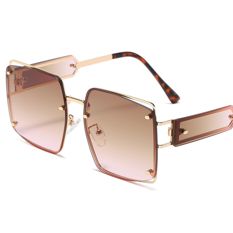 Women's elegant oversized sunglasses with distinctive geometric design Stornfield