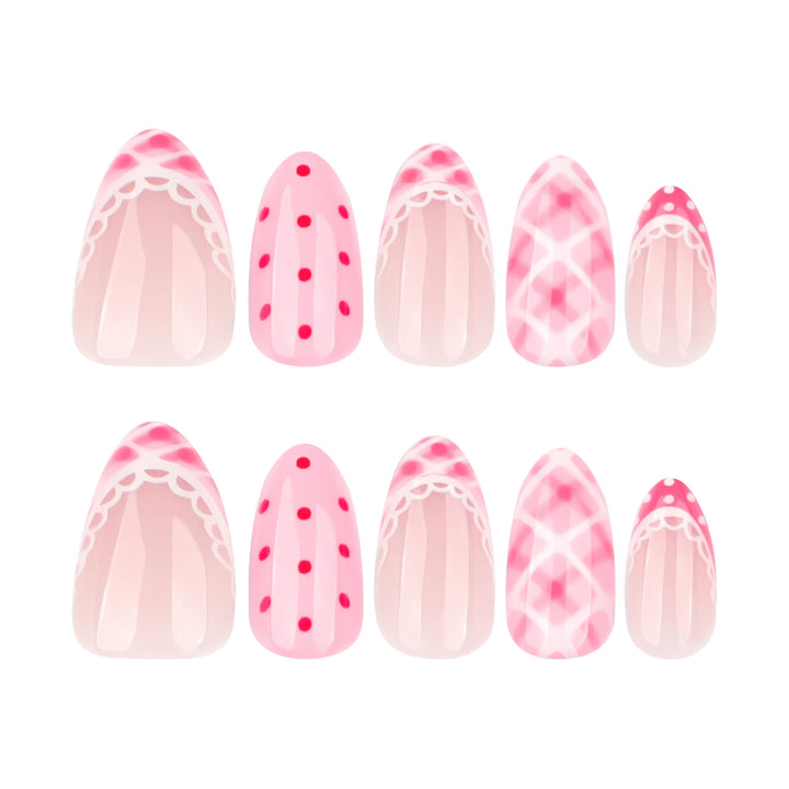 Artistic nail extensions with elegant patterns Stornfield