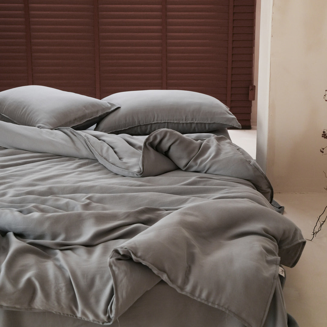 High-quality cotton percale bed linen with an extra soft feel and hidden zipper