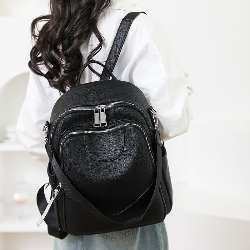 Premium Leather Multi-Functional Backpack Stornfield