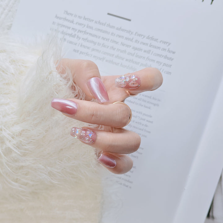 Elegant French Tip Press-On Nails Stornfield