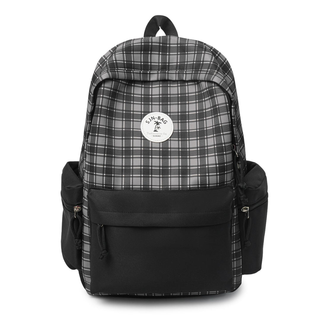 Stylish Plaid Backpack Stornfield