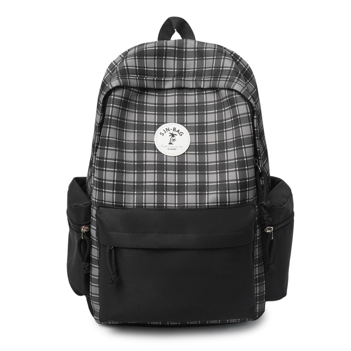 Stylish Plaid Backpack Stornfield