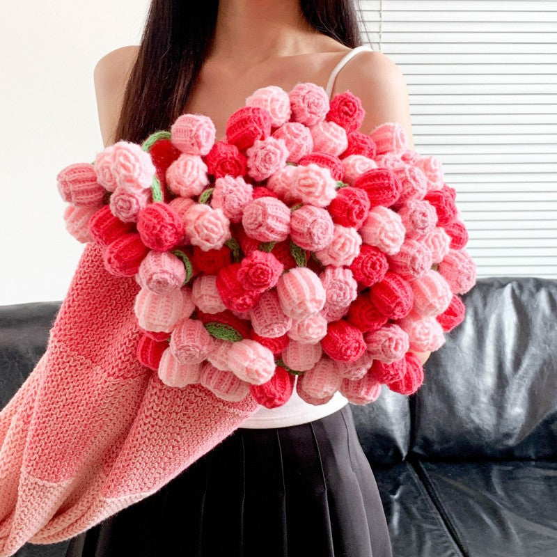 Handmade Bouquet of Crocheted Flowers Stornfield