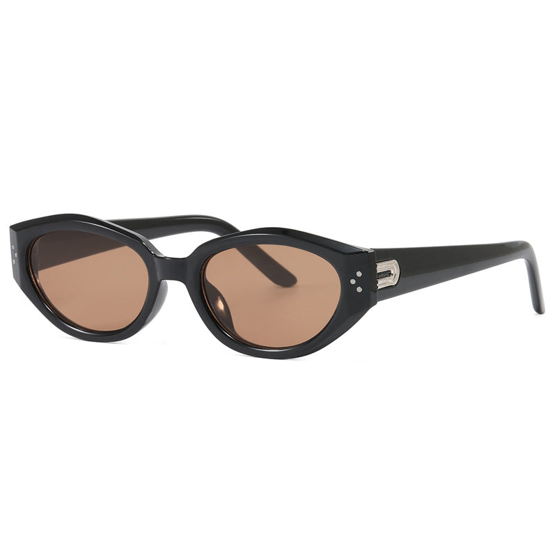 Ladies' trendy sunglasses with animal print and stylish frame Stornfield