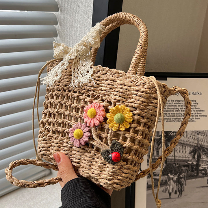 Handwoven Straw Tote Bag
