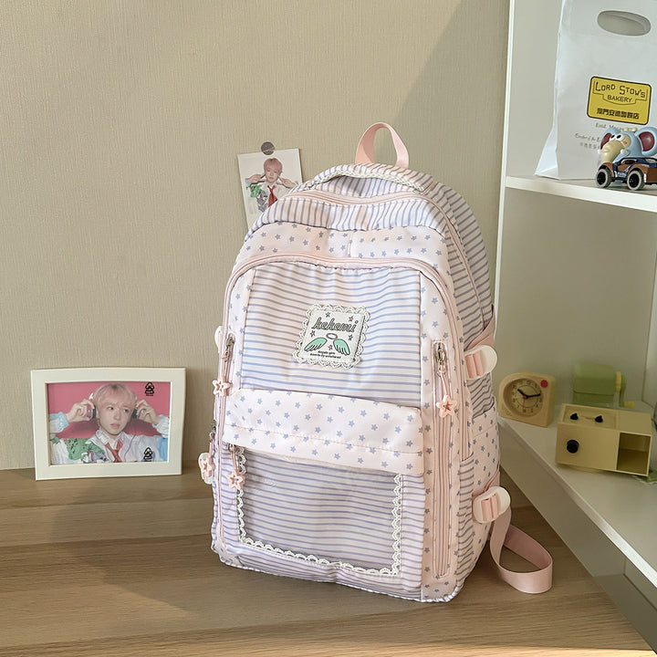 Cute Star-Patterned School Backpack Stornfield