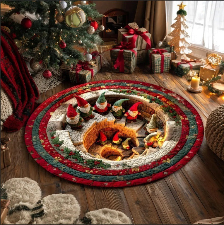Christmas Patchwork Area Rug