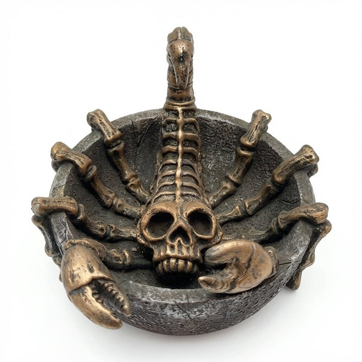 Decorative bowl figure with skeleton design Stornfield