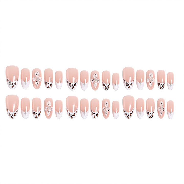 Art Nail Set with unique floral decorations and elegant design Stornfield