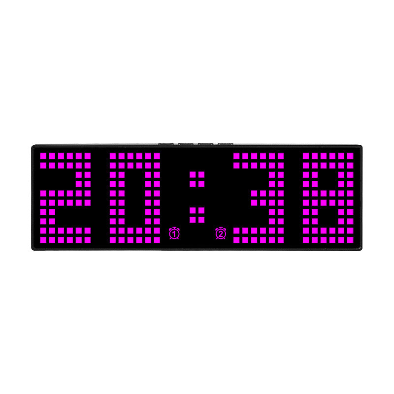 Digital LED alarm clock with color change Stornfield