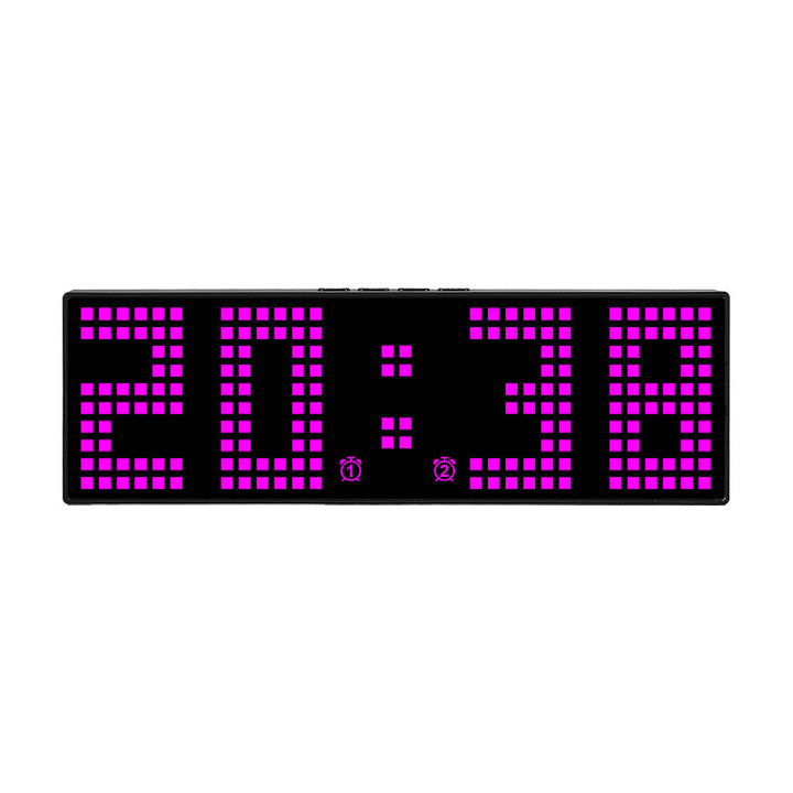 Digital LED alarm clock with color change Stornfield