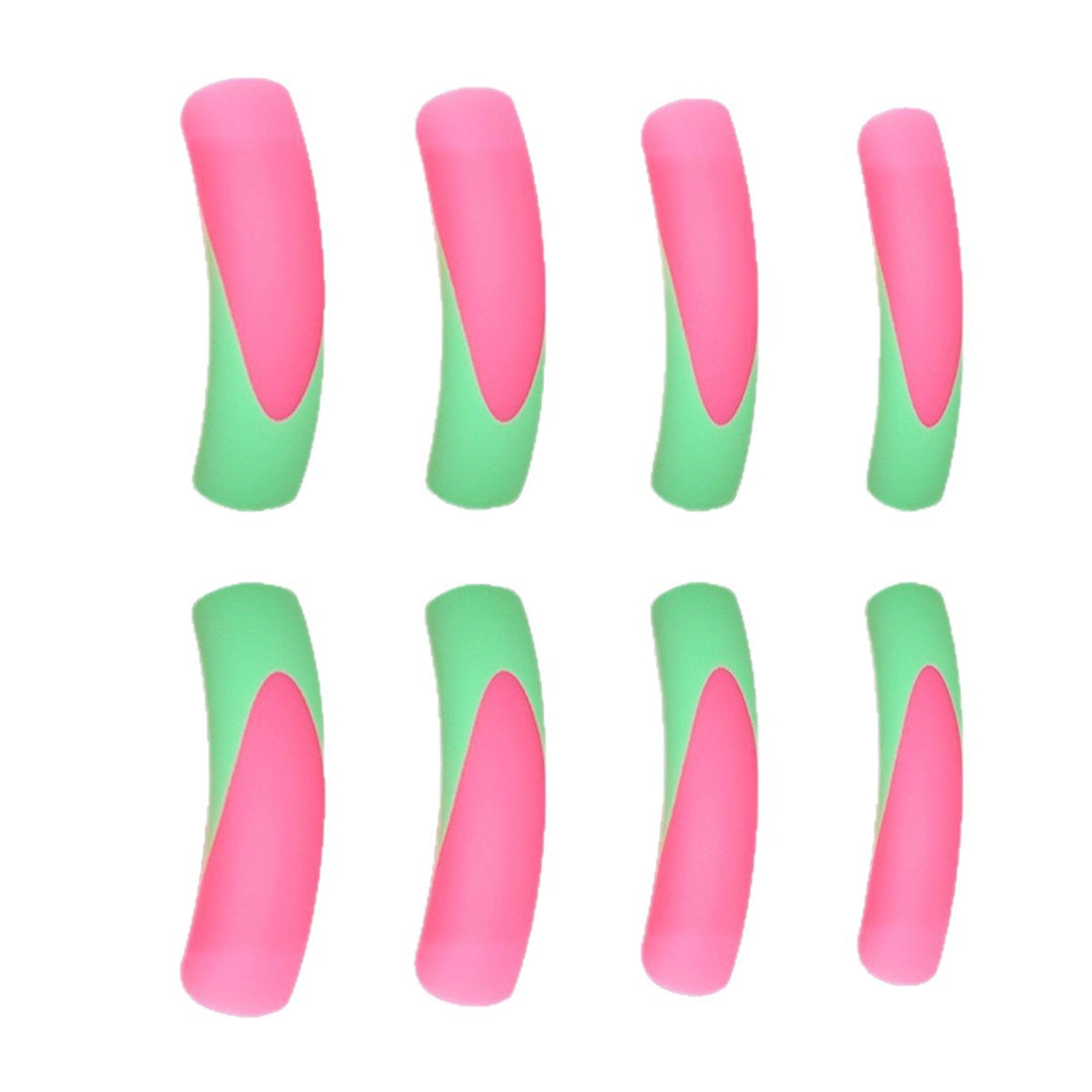 Stylish Long Press-On Nails with Artistic Ombre Design Stornfield
