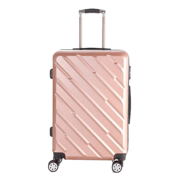 Unisex Durable Textured Hard Shell Rolling Suitcase Stornfield