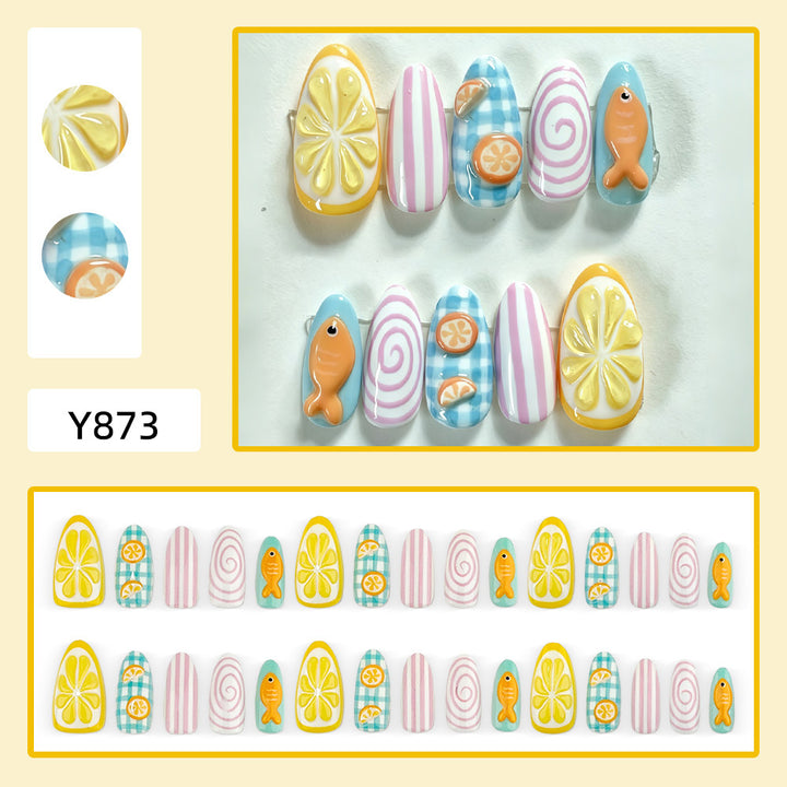 Creative Nail Art with Cheerful Designs Stornfield