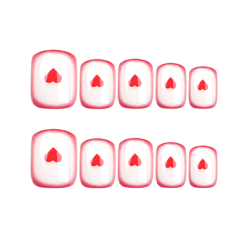 Nail art with romantic heart motifs Stornfield