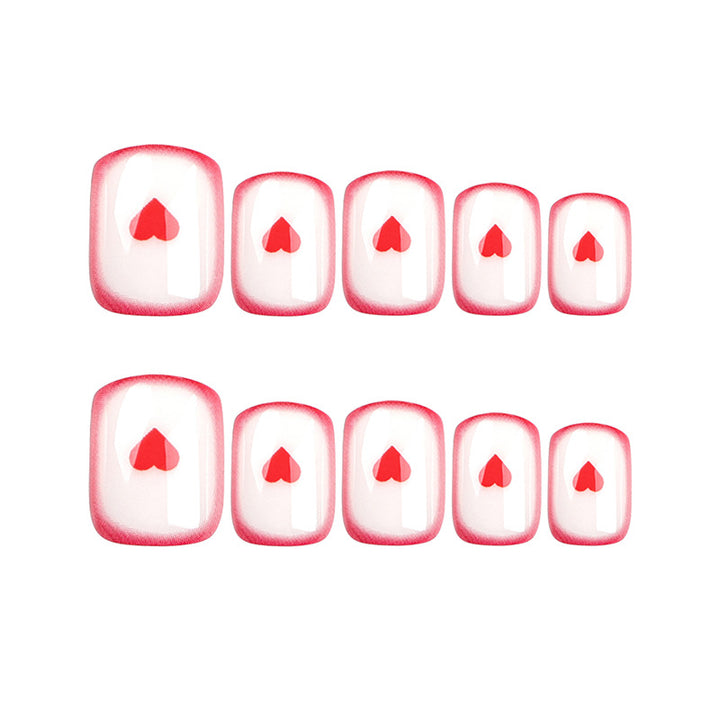 Nail art with romantic heart motifs Stornfield