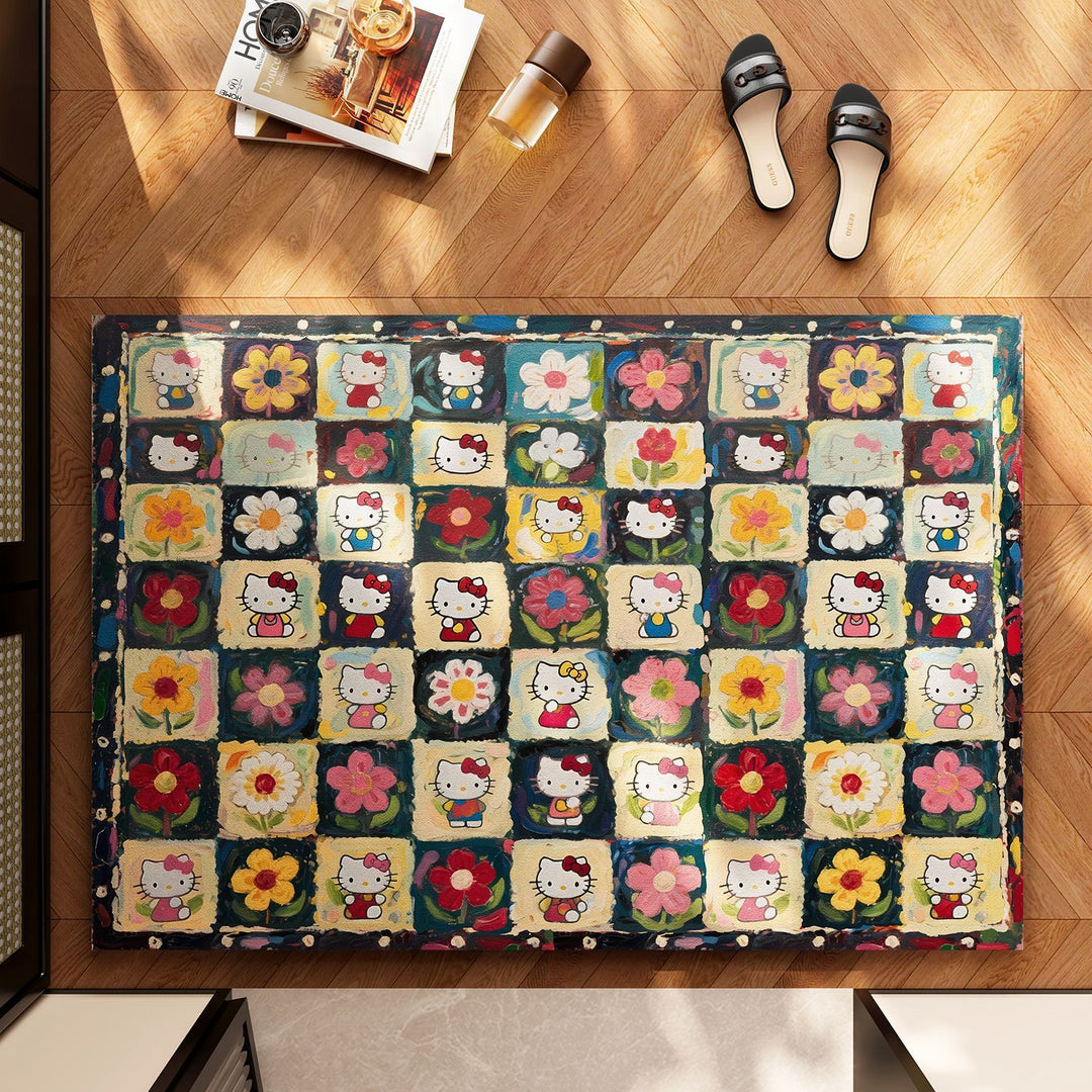 Playful Character-Themed Area Mat