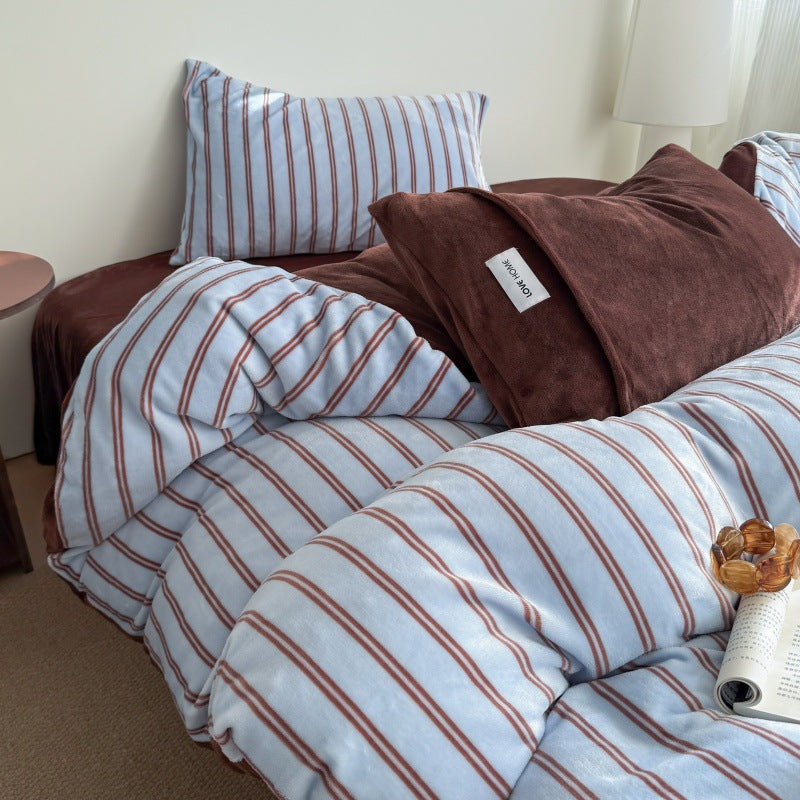 Ultra-Soft Striped Bedding Set