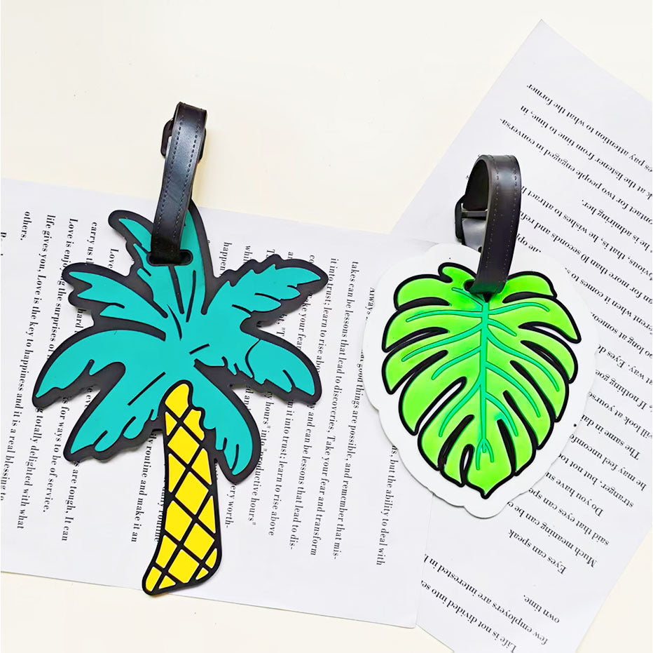 Unisex Tropical Leaf-Shaped Luggage Tag Stornfield