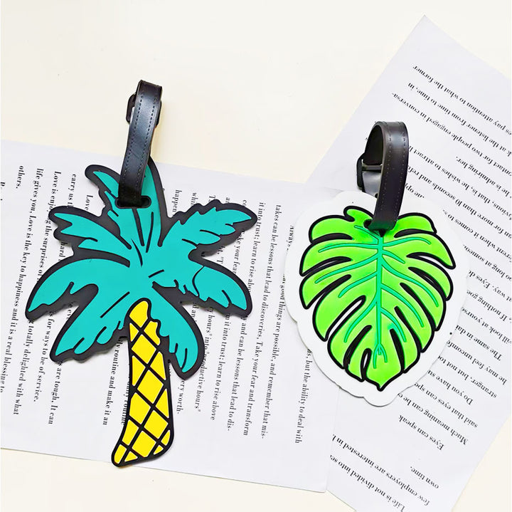 Unisex Tropical Leaf-Shaped Luggage Tag Stornfield