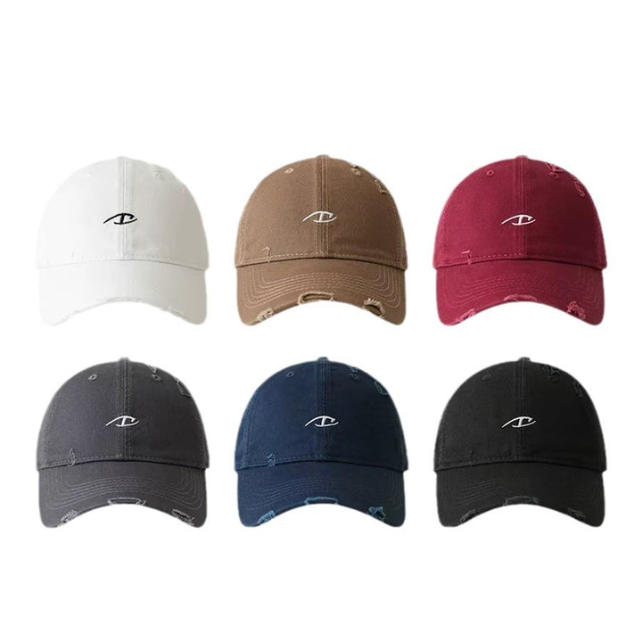 Men's Distressed Cotton Baseball Cap Stornfield