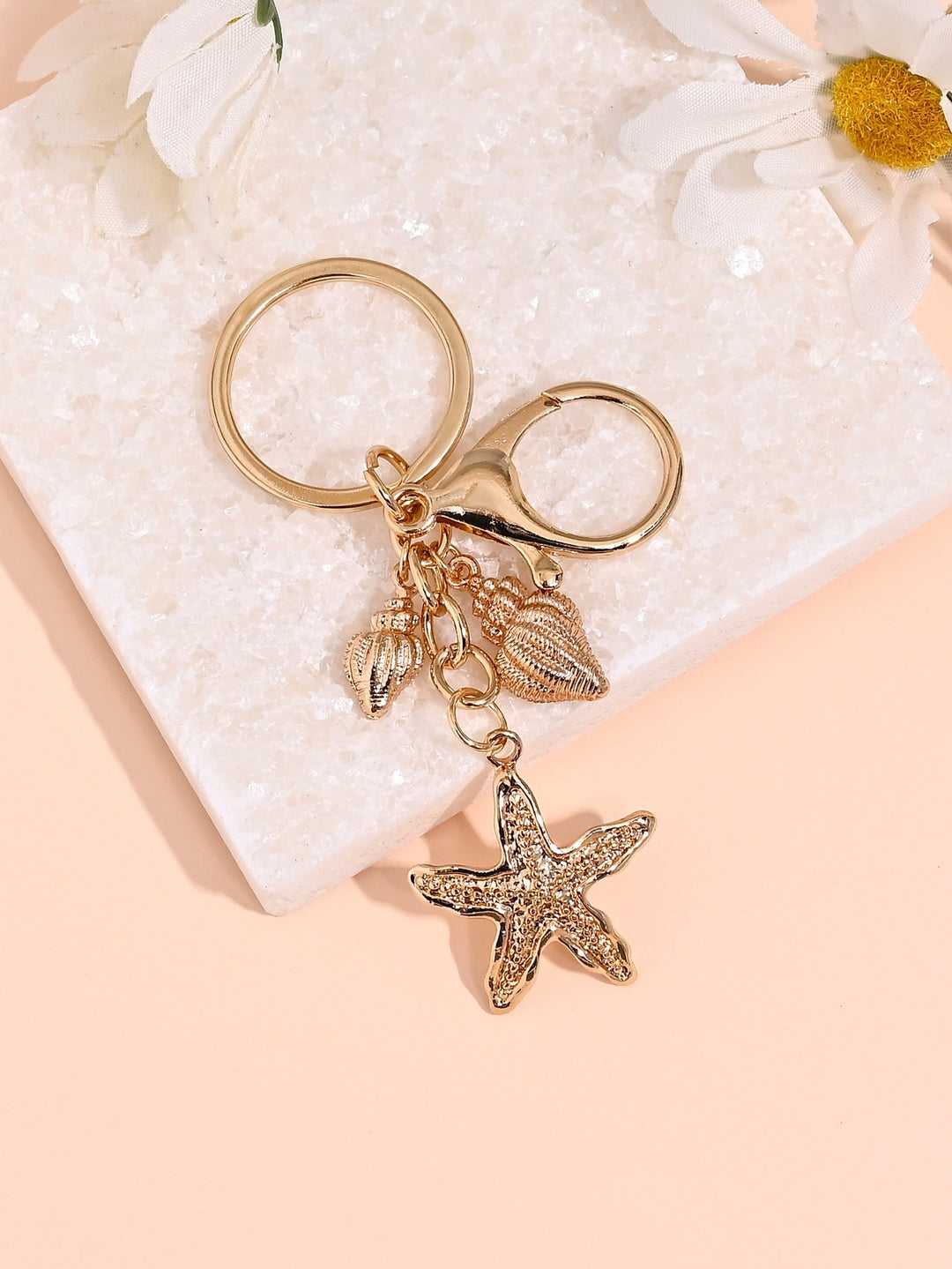 Keychain with Maritime Star Motif Stornfield