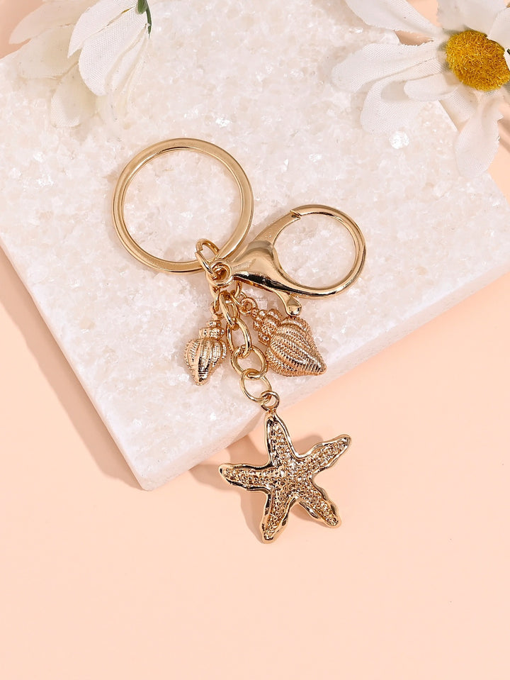 Keychain with Maritime Star Motif Stornfield