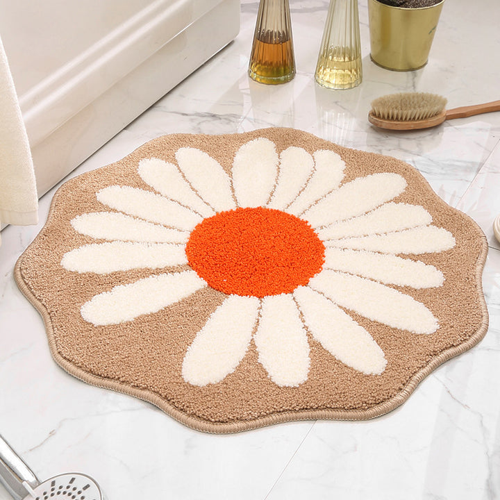 Floral Design Bath Mat Stornfield