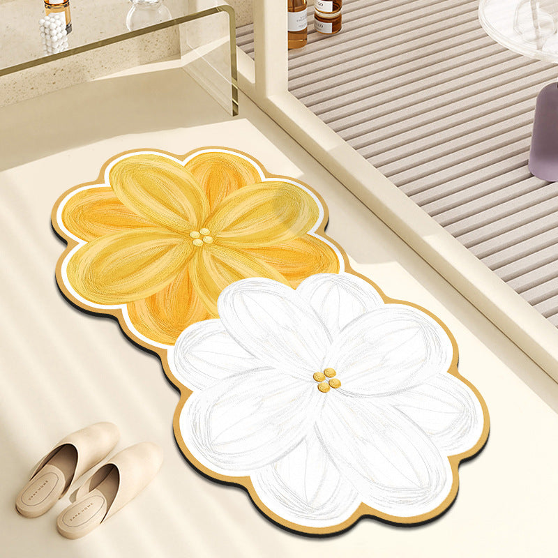 Floral-Themed Kitchen Runner Mat Stornfield