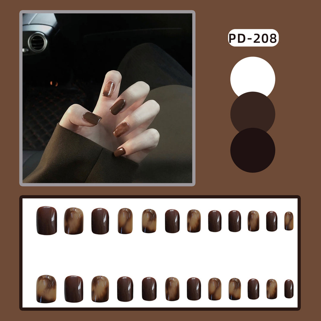 Glossy Nail Art Press-On Nails Set Stornfield