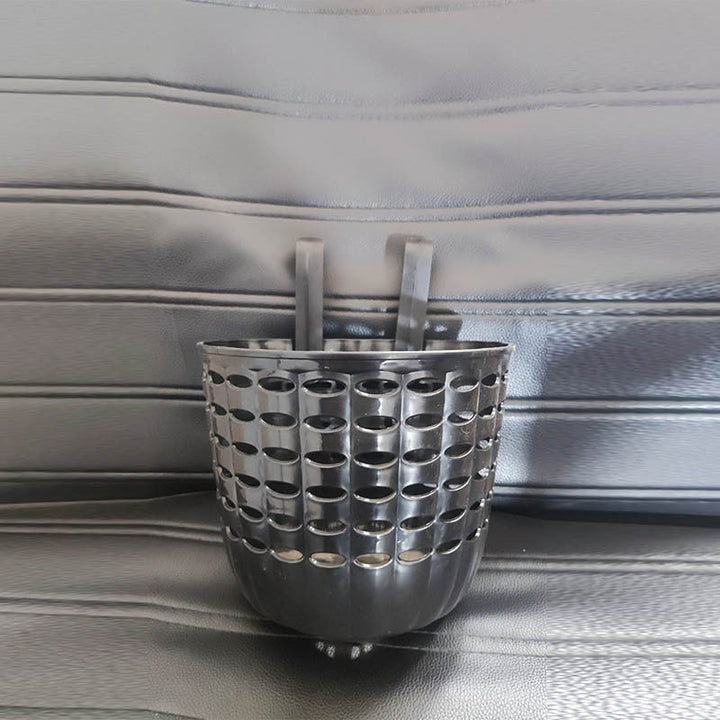ventilated hanging storage basket with dual strap attachment Stornfield