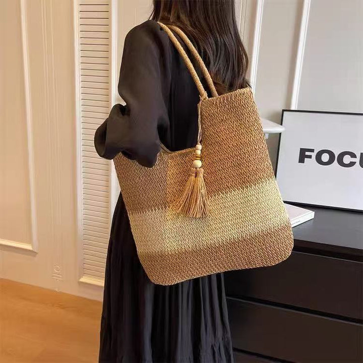 Woven Natural Material Crossbody Bag Stornfield