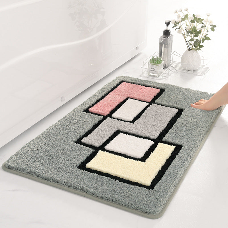 Thick Plush Decorative Bath Mat Stornfield