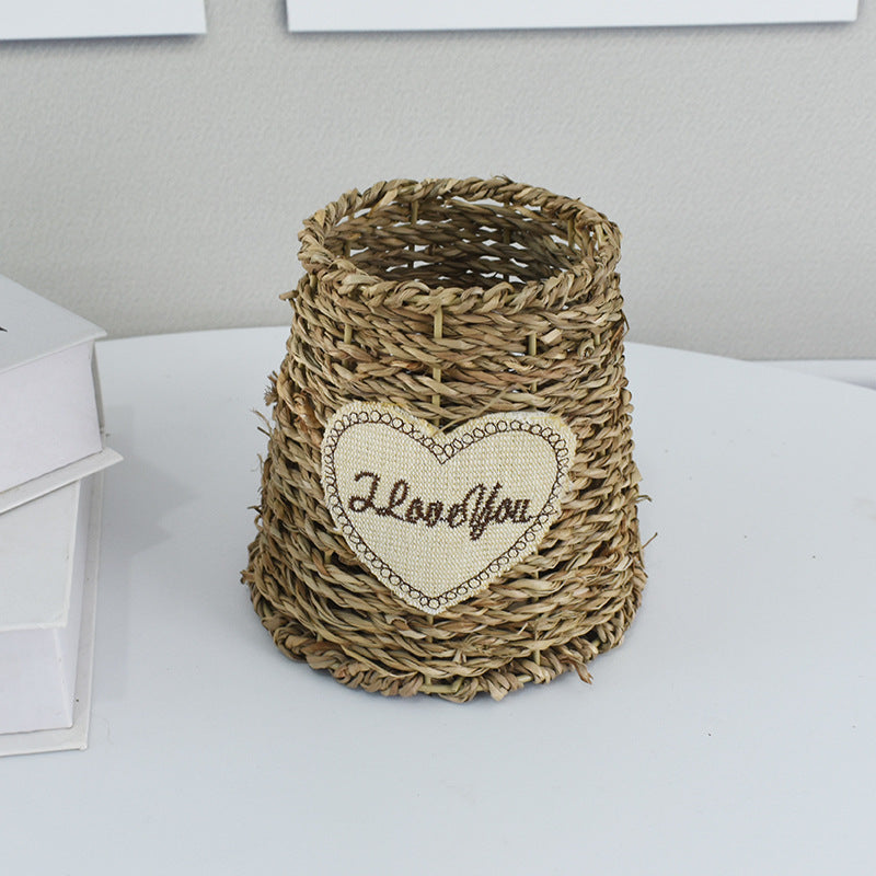 Handcrafted Natural Woven Storage Basket Stornfield